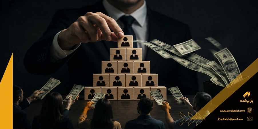پراپ فرم ها ذاتا پانزی هستند؟ - نشانه های پراپ فرم پانزی 